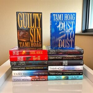 Lot of 14 TAMI HOAG Hardcover Books Suspense Thriller Murder Novel